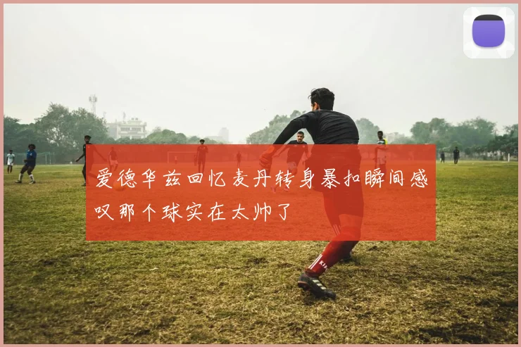 爱德华兹回忆麦丹转身暴扣瞬间感叹那个球实在太帅了